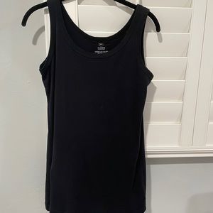 American Colors by Alex Lehr Black Tank Top